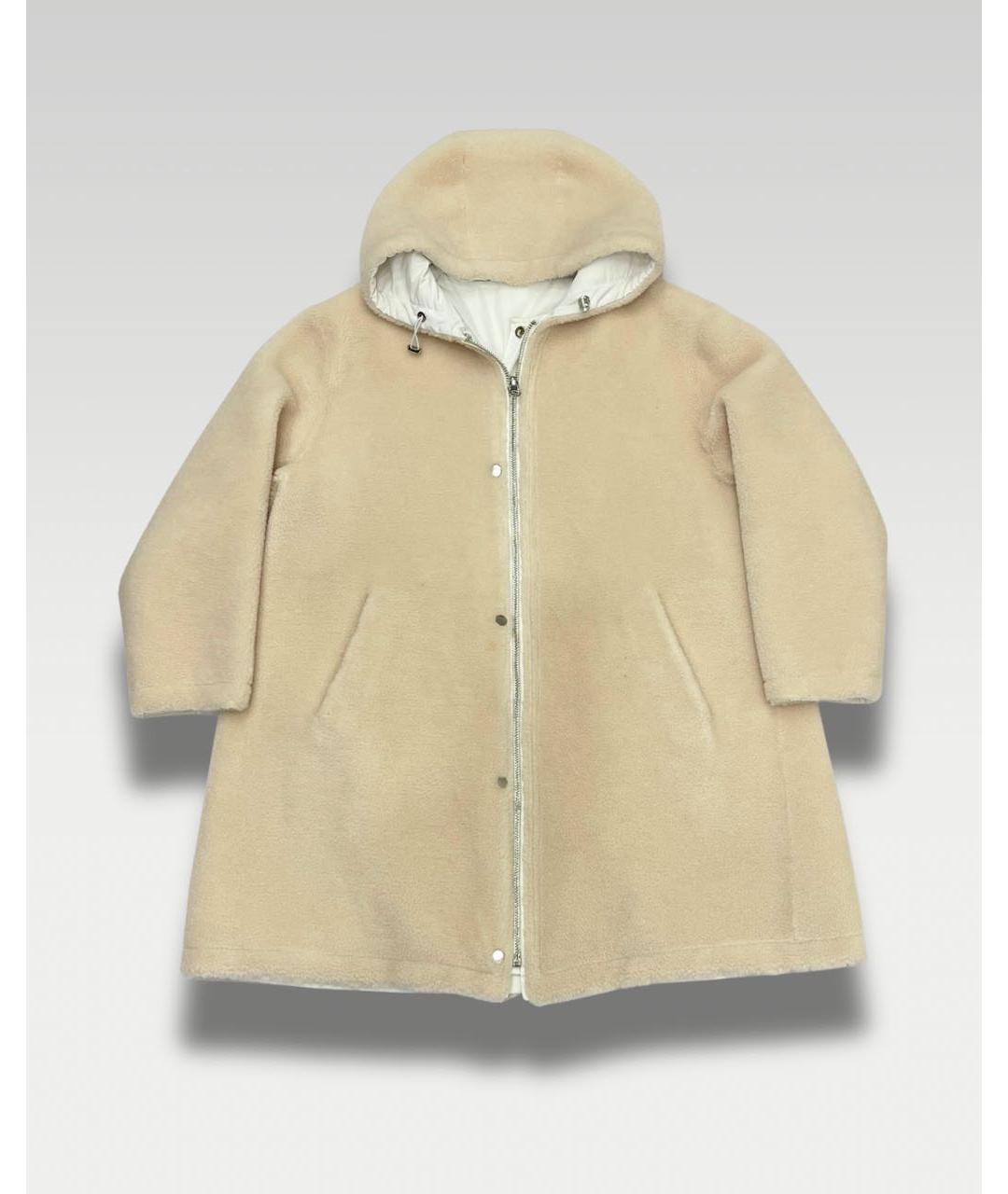 YVES SALOMON Бежевая парка, фото 5