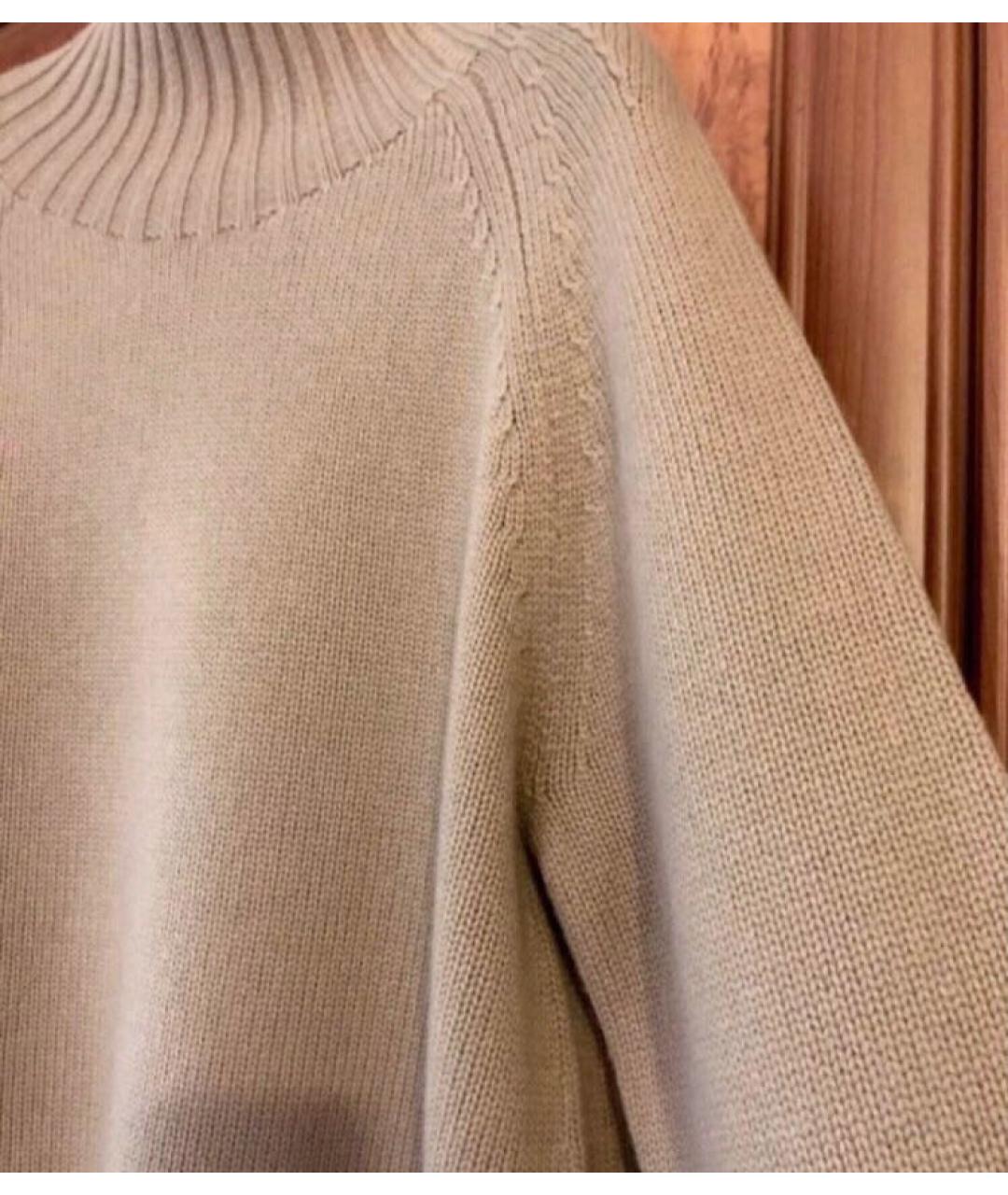 'S MAX MARA Коричневый шерстяной джемпер / свитер, фото 8