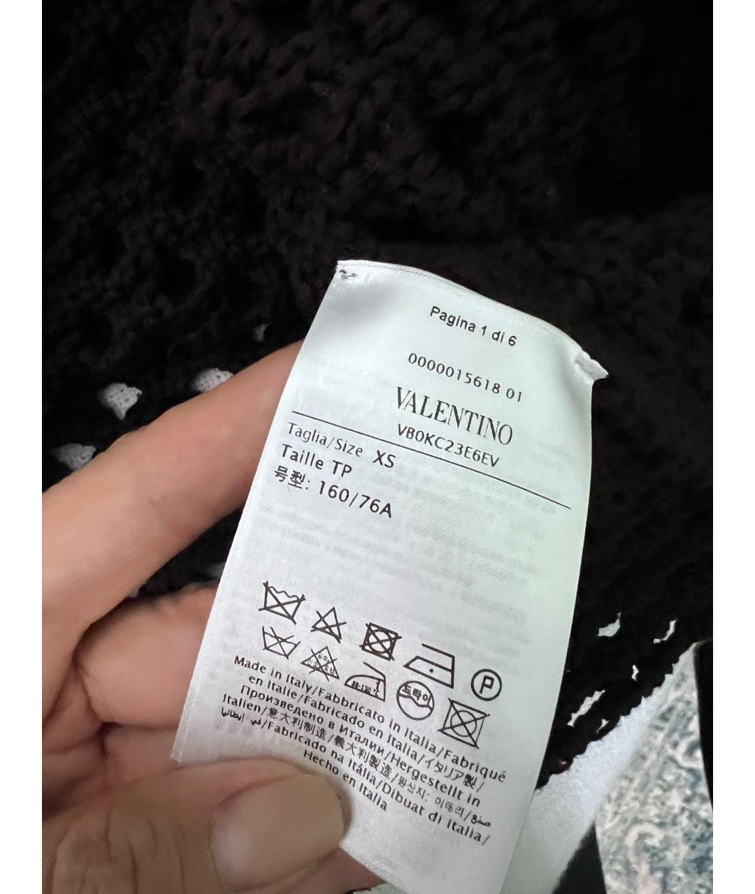 VALENTINO Коричневый хлопковый джемпер / свитер, фото 6