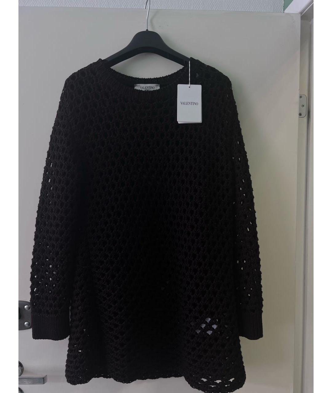 VALENTINO Коричневый хлопковый джемпер / свитер, фото 5