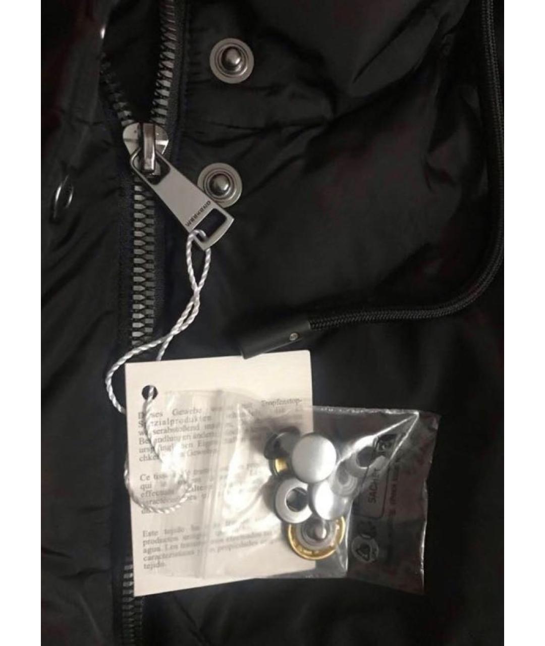 WEEKEND MAX MARA Черный полиамидовый пуховик, фото 6