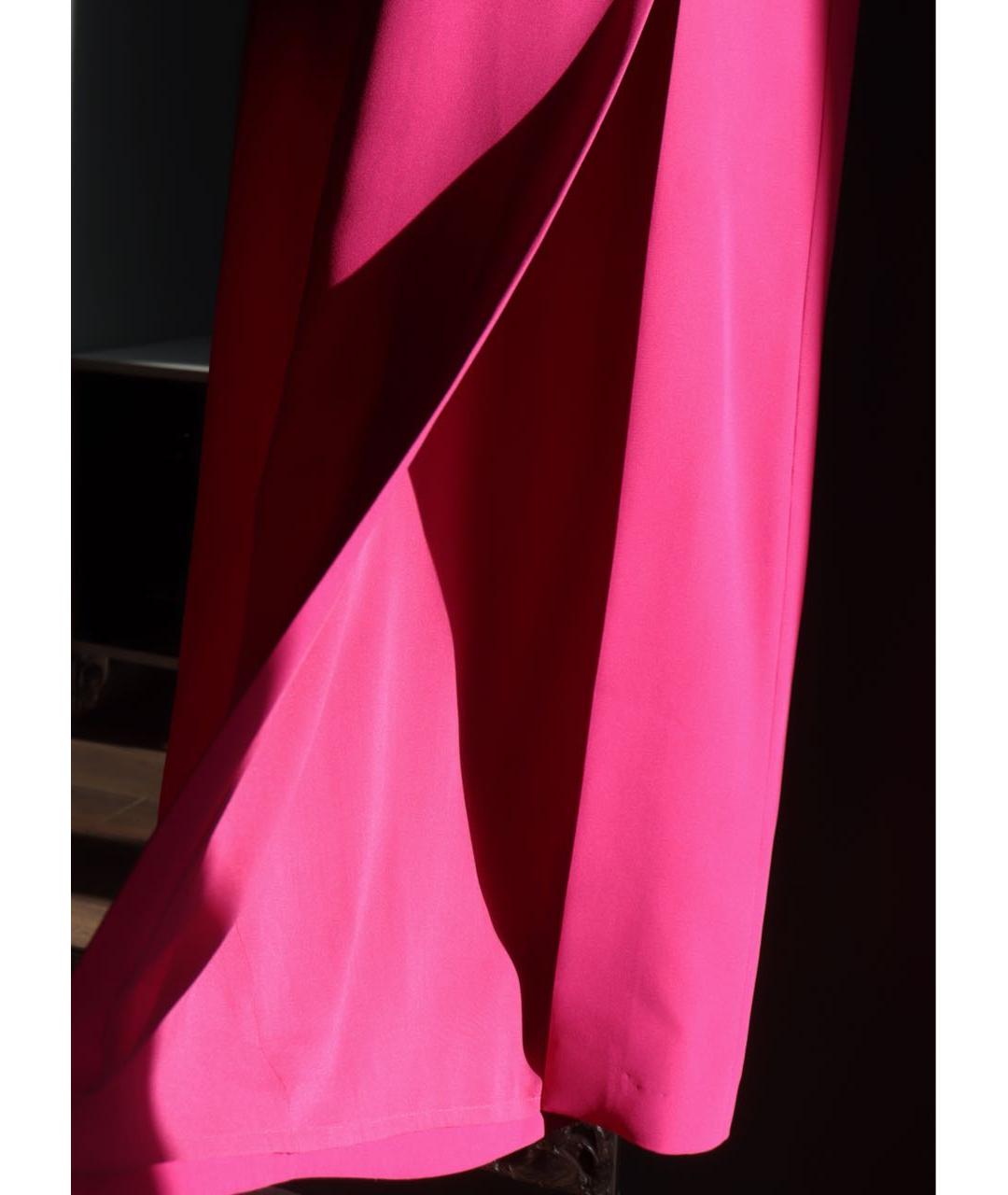 GUCCI Фуксия шелковое вечернее платье, фото 5