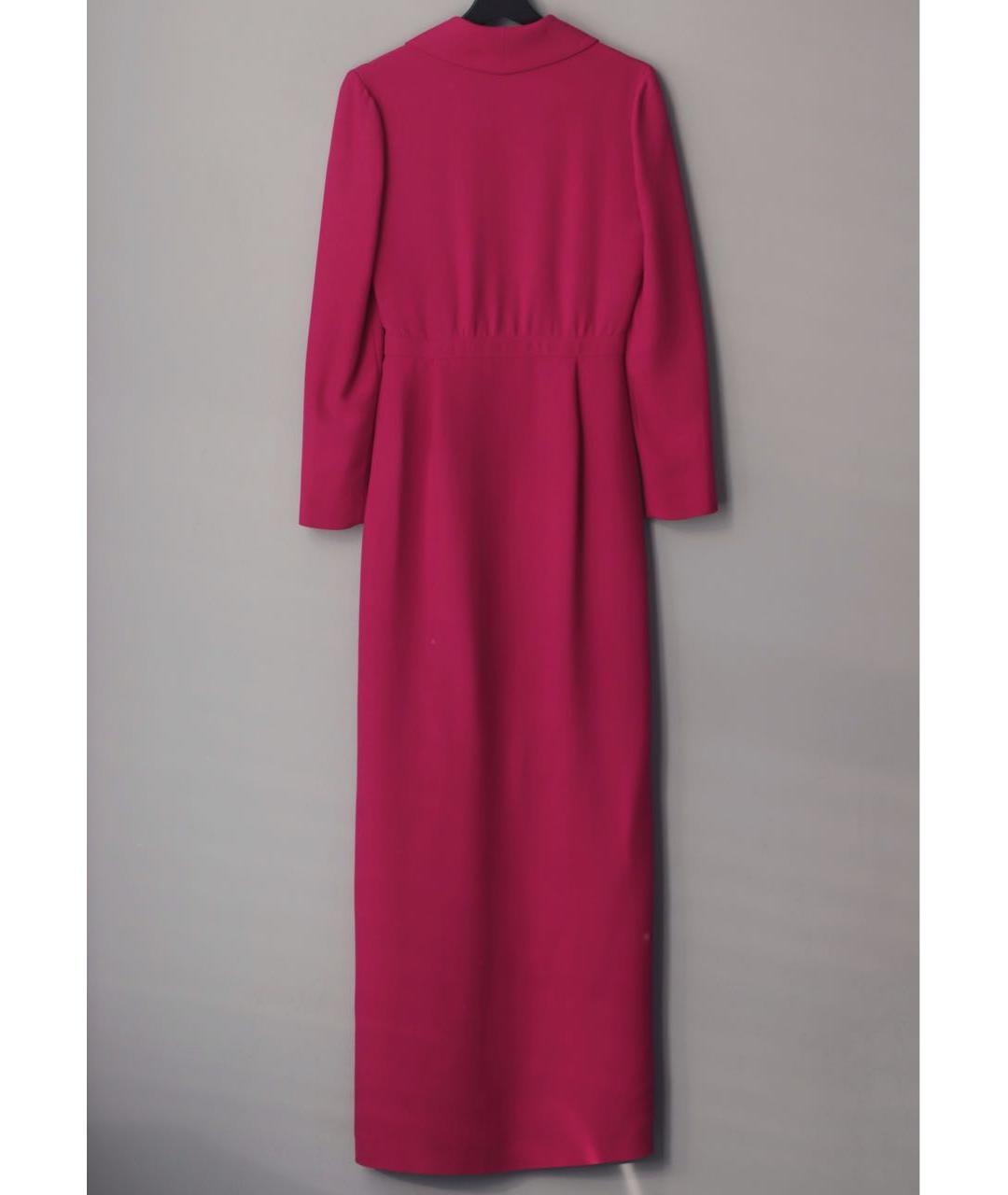 GUCCI Фуксия шелковое вечернее платье, фото 3