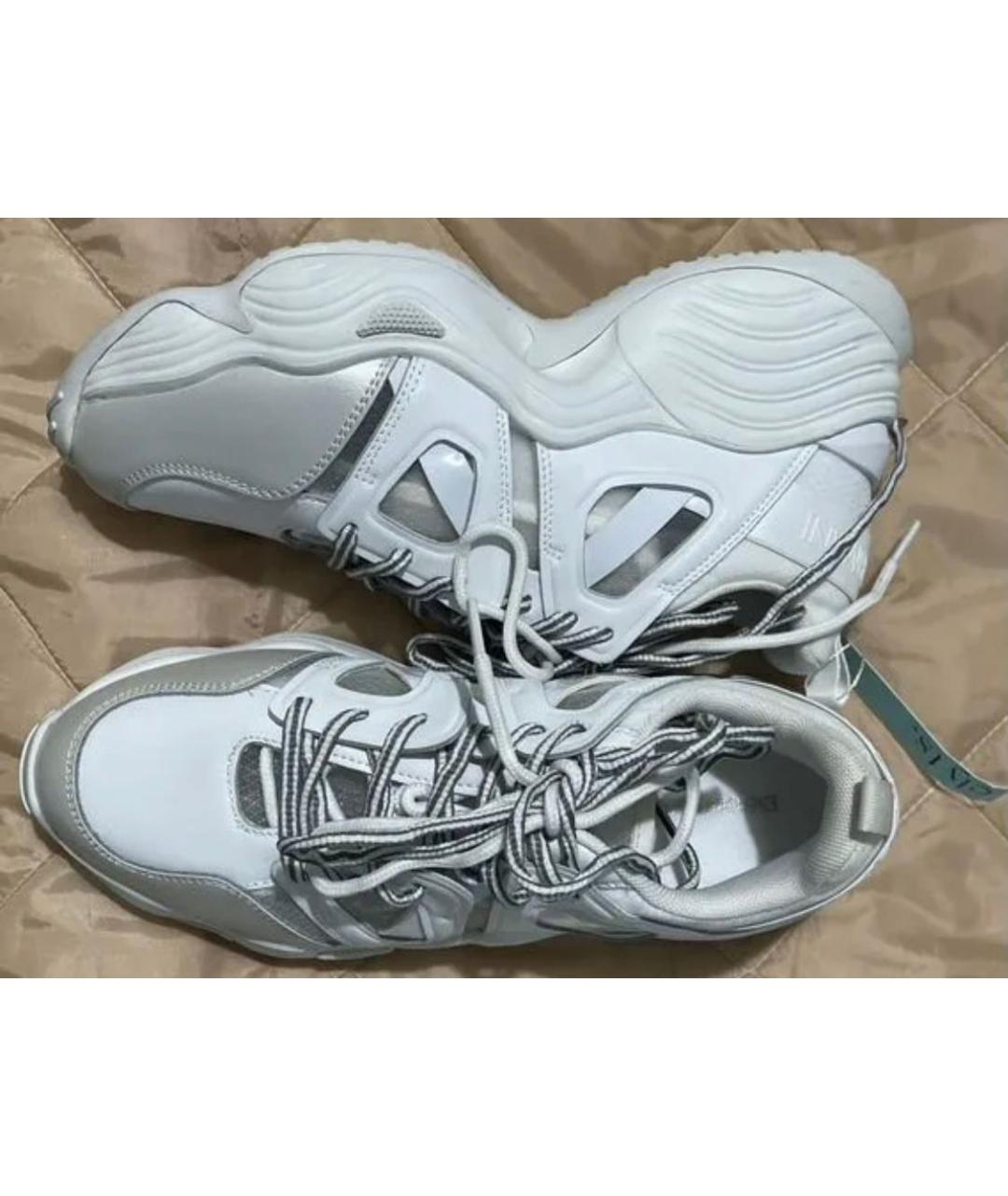 EMPORIO ARMANI Белые кожаные кроссовки, фото 6