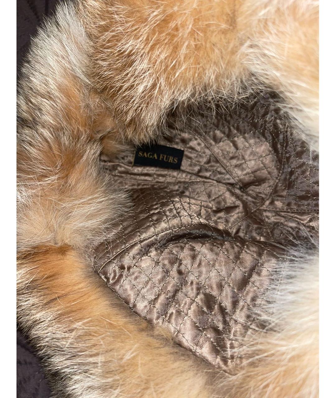 SAGA Бежевая кожаная шапка, фото 3