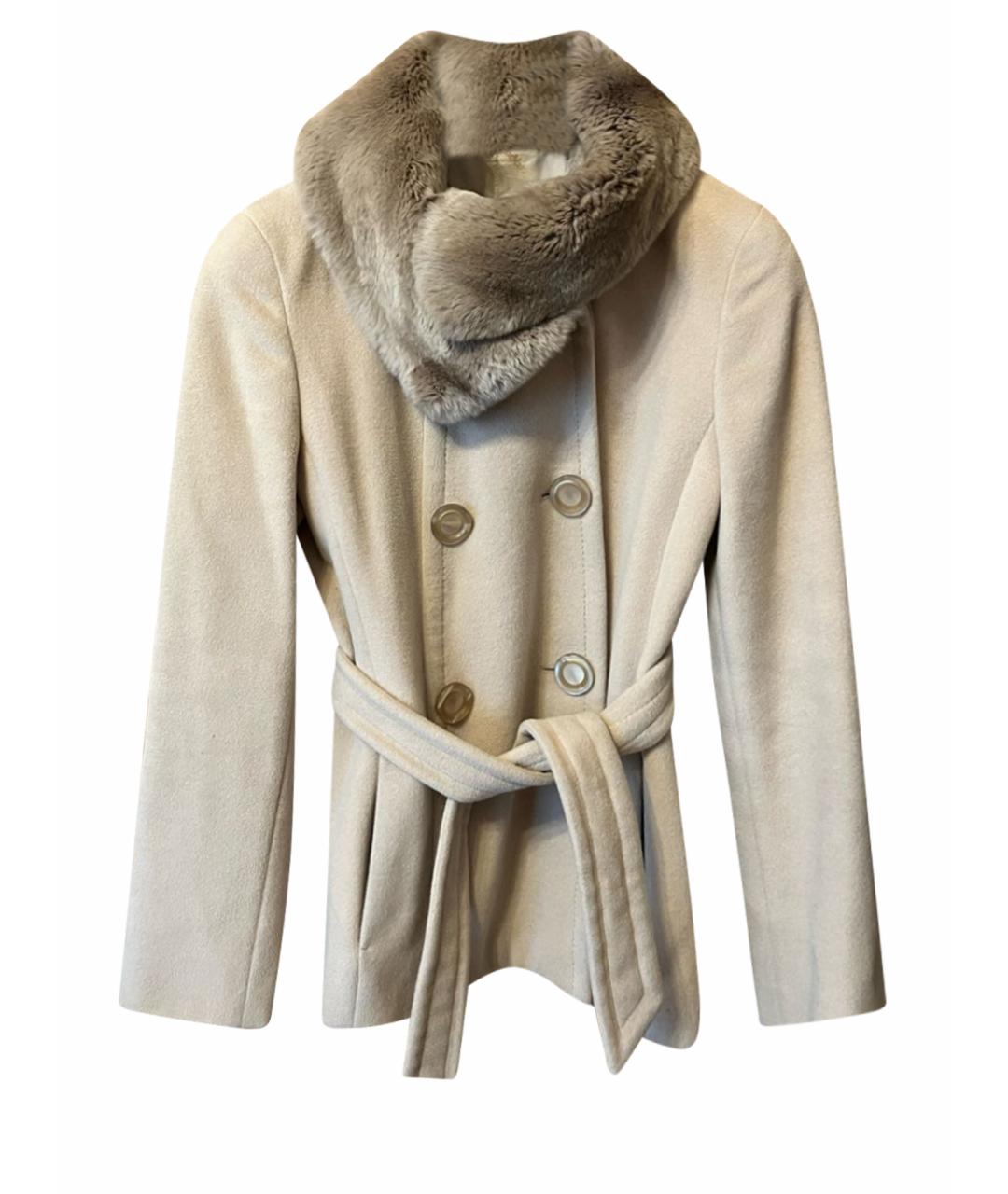 MAX MARA Бежевая шерстяная куртка, фото 1