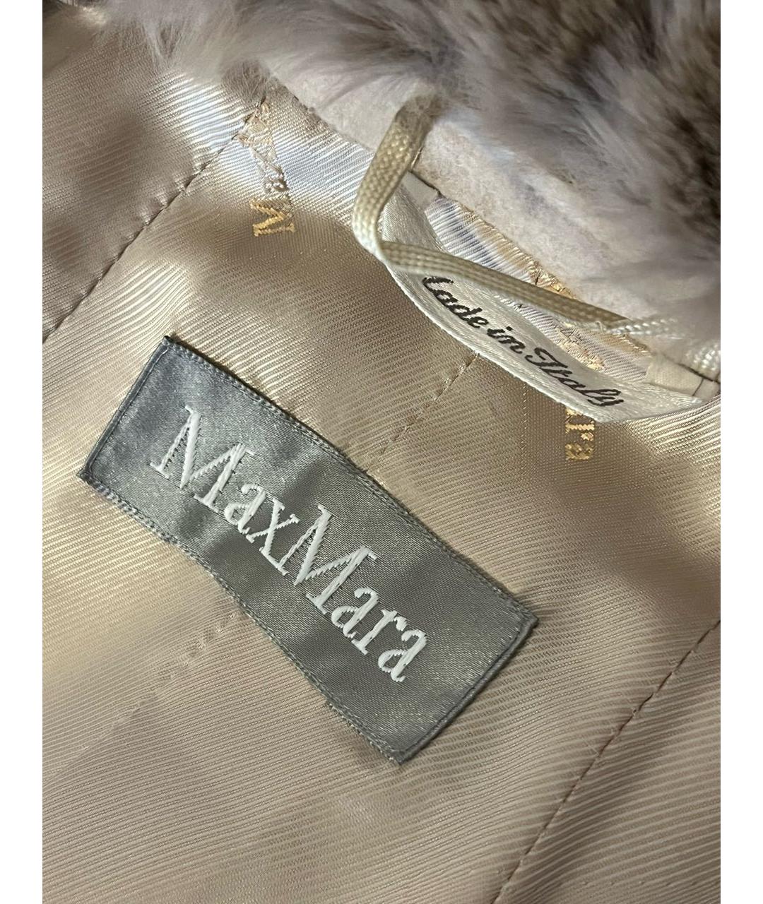 MAX MARA Бежевая шерстяная куртка, фото 3
