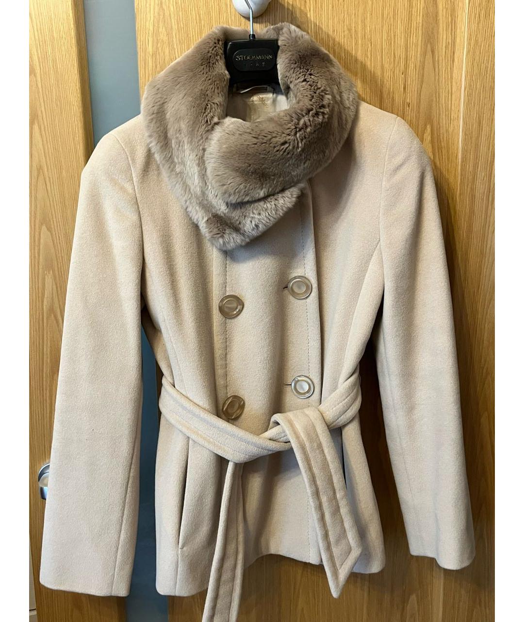 MAX MARA Бежевая шерстяная куртка, фото 9