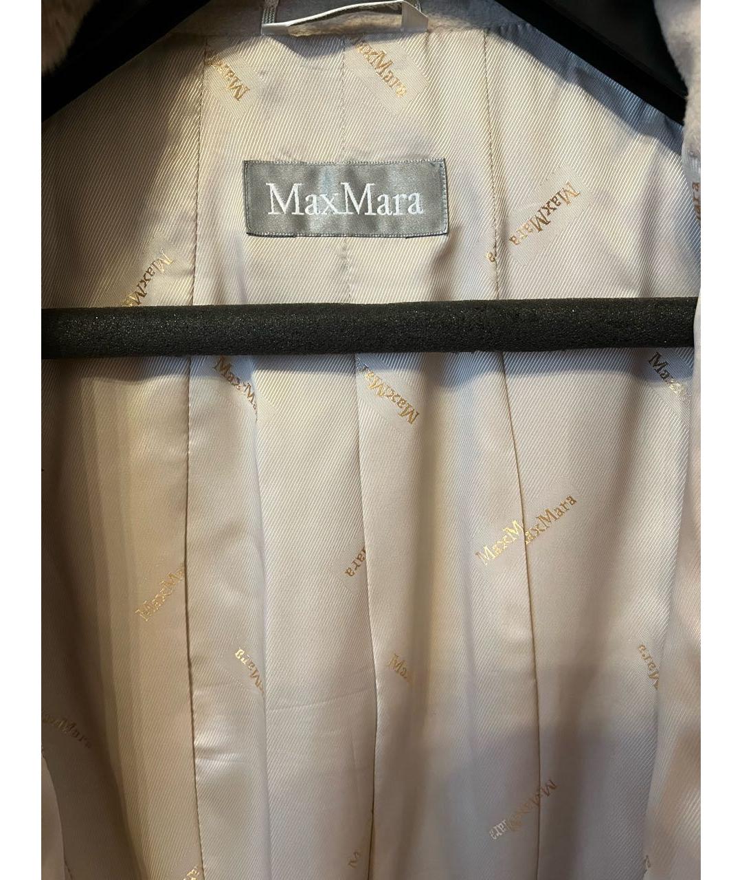 MAX MARA Бежевая шерстяная куртка, фото 7