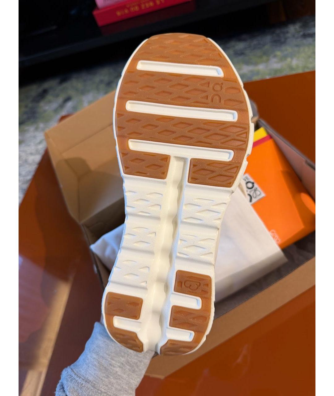 LOEWE Белые текстильные кроссовки, фото 2