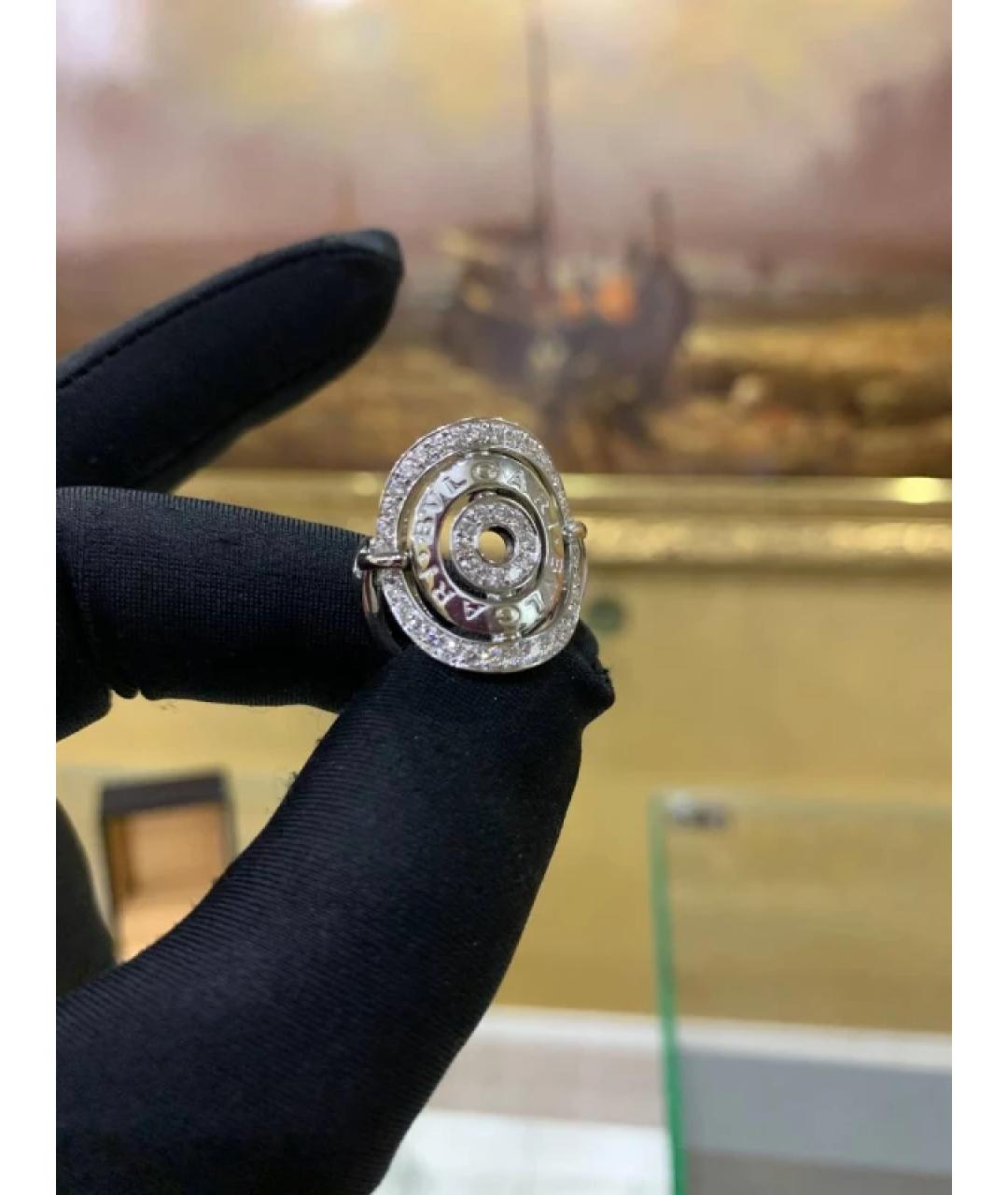 BVLGARI Серебряное кольцо из белого золота, фото 4