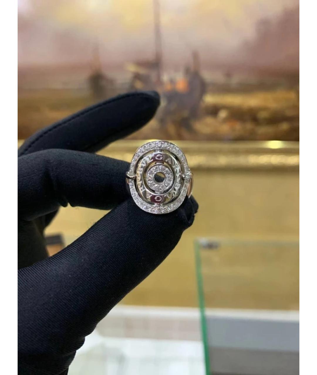 BVLGARI Серебряное кольцо из белого золота, фото 5