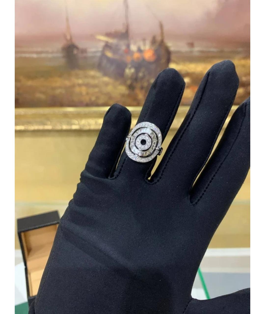 BVLGARI Серебряное кольцо из белого золота, фото 3