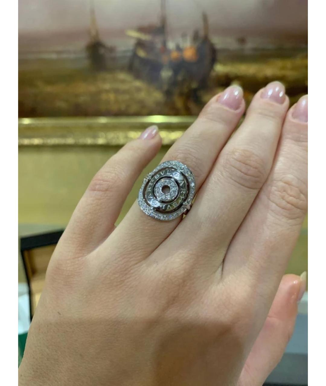 BVLGARI Серебряное кольцо из белого золота, фото 6