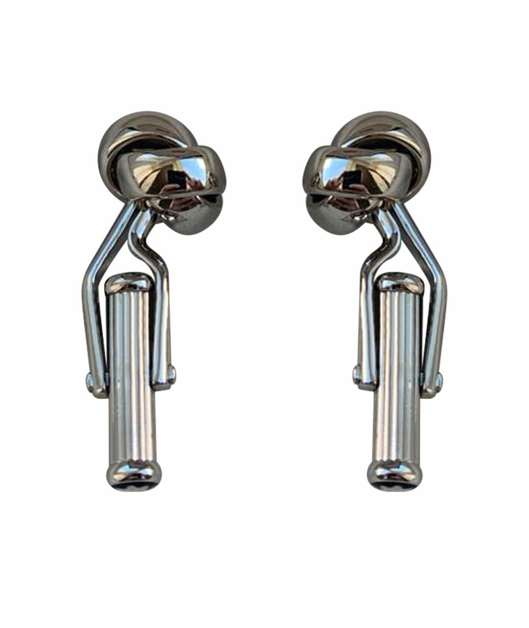 MONTBLANC Серебряные металлические запонки, фото 1