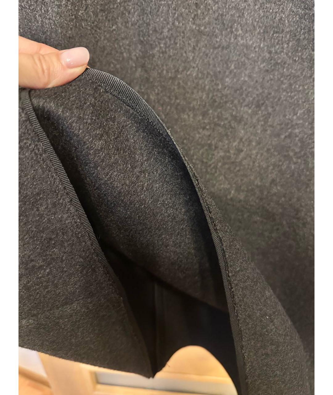 DOLCE&GABBANA Серое шерстяное повседневное платье, фото 6