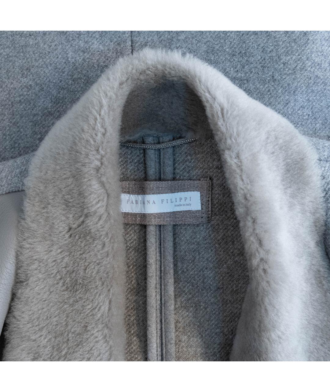 FABIANA FILIPPI Серый шерстяной жилет, фото 3