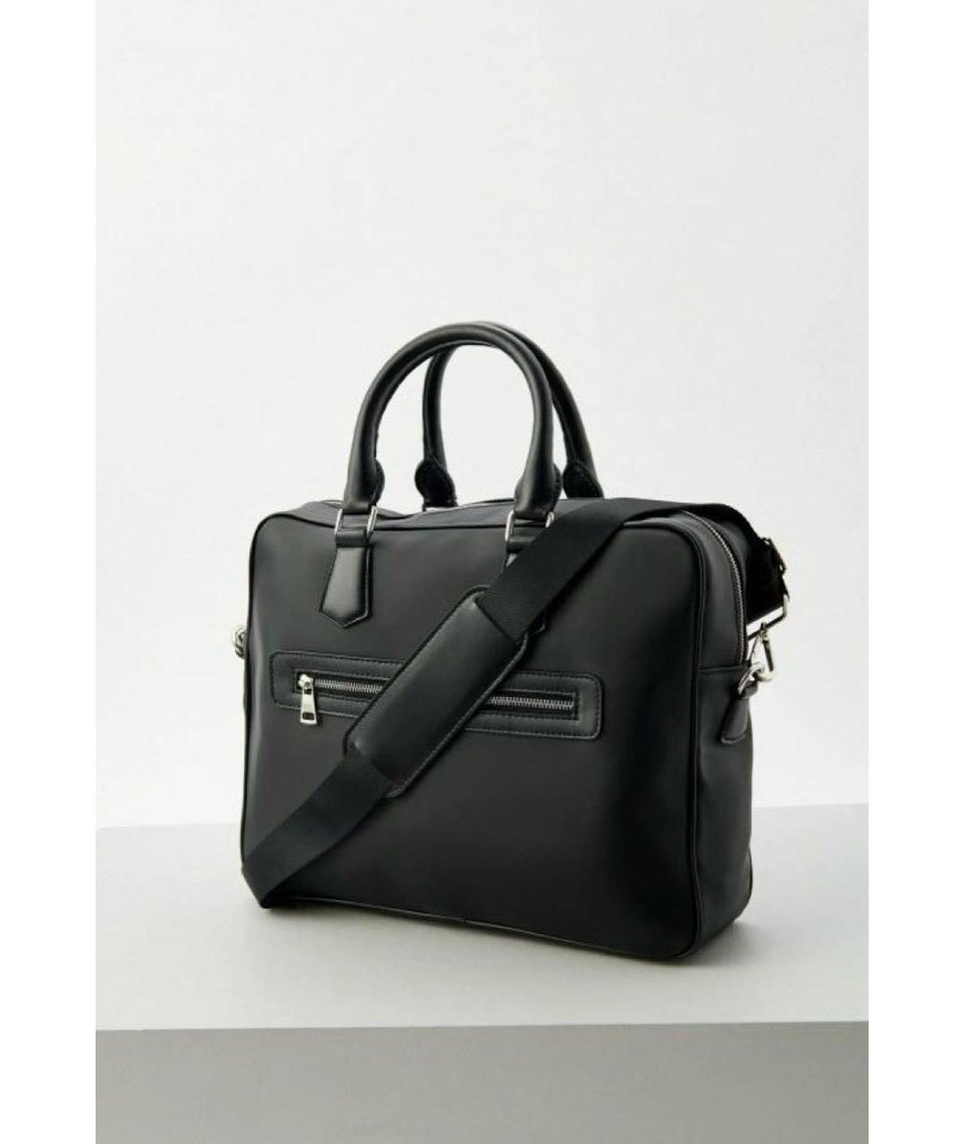 KARL LAGERFELD Черный портфель, фото 2