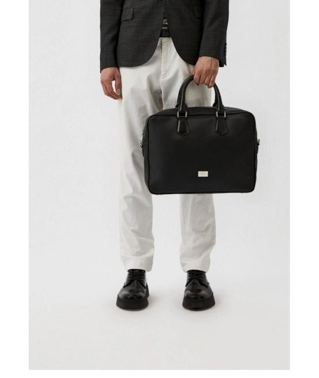 KARL LAGERFELD Черный портфель, фото 5