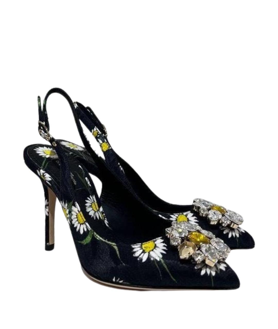 DOLCE&GABBANA Мульти текстильные туфли, фото 1