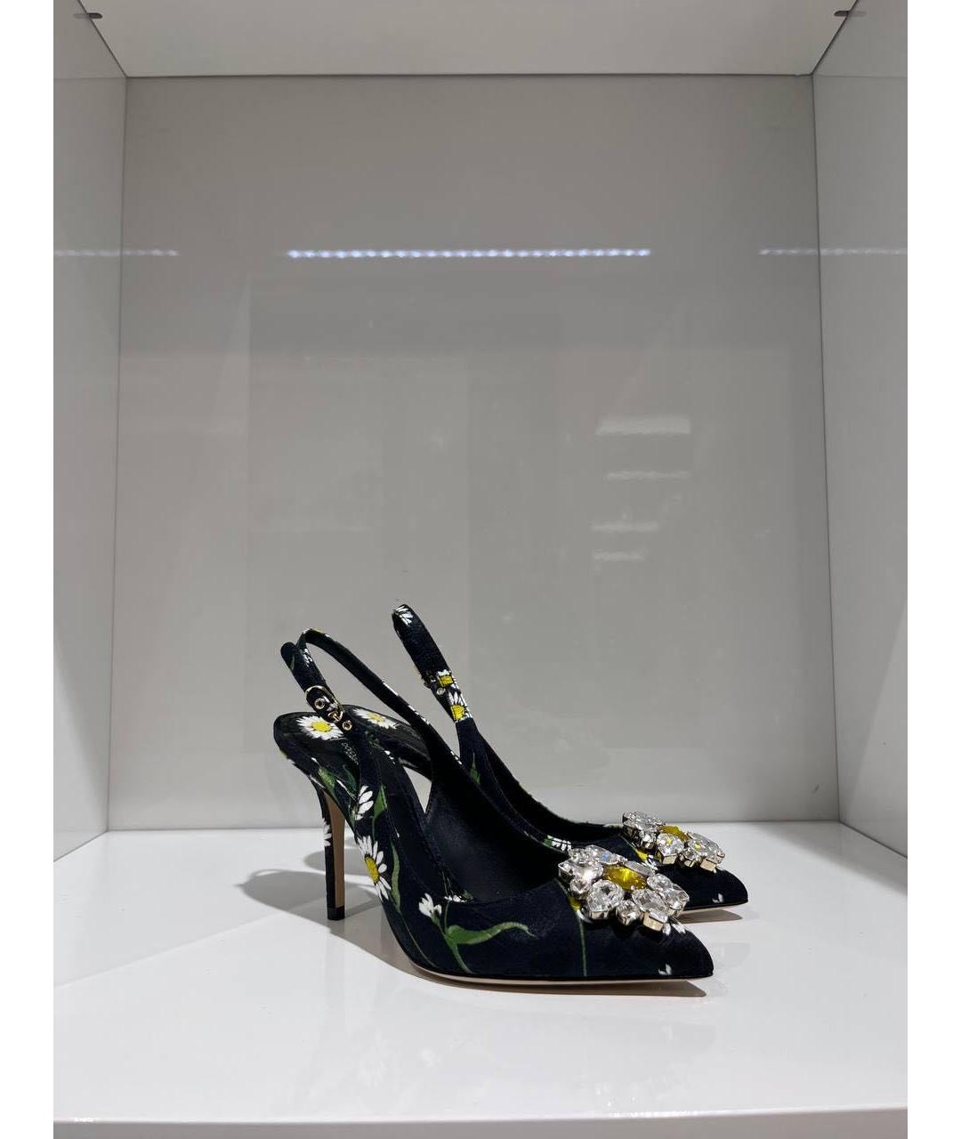 DOLCE&GABBANA Мульти текстильные туфли, фото 2