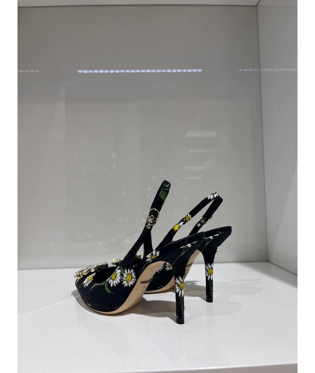 DOLCE&GABBANA Мульти текстильные туфли, фото 3