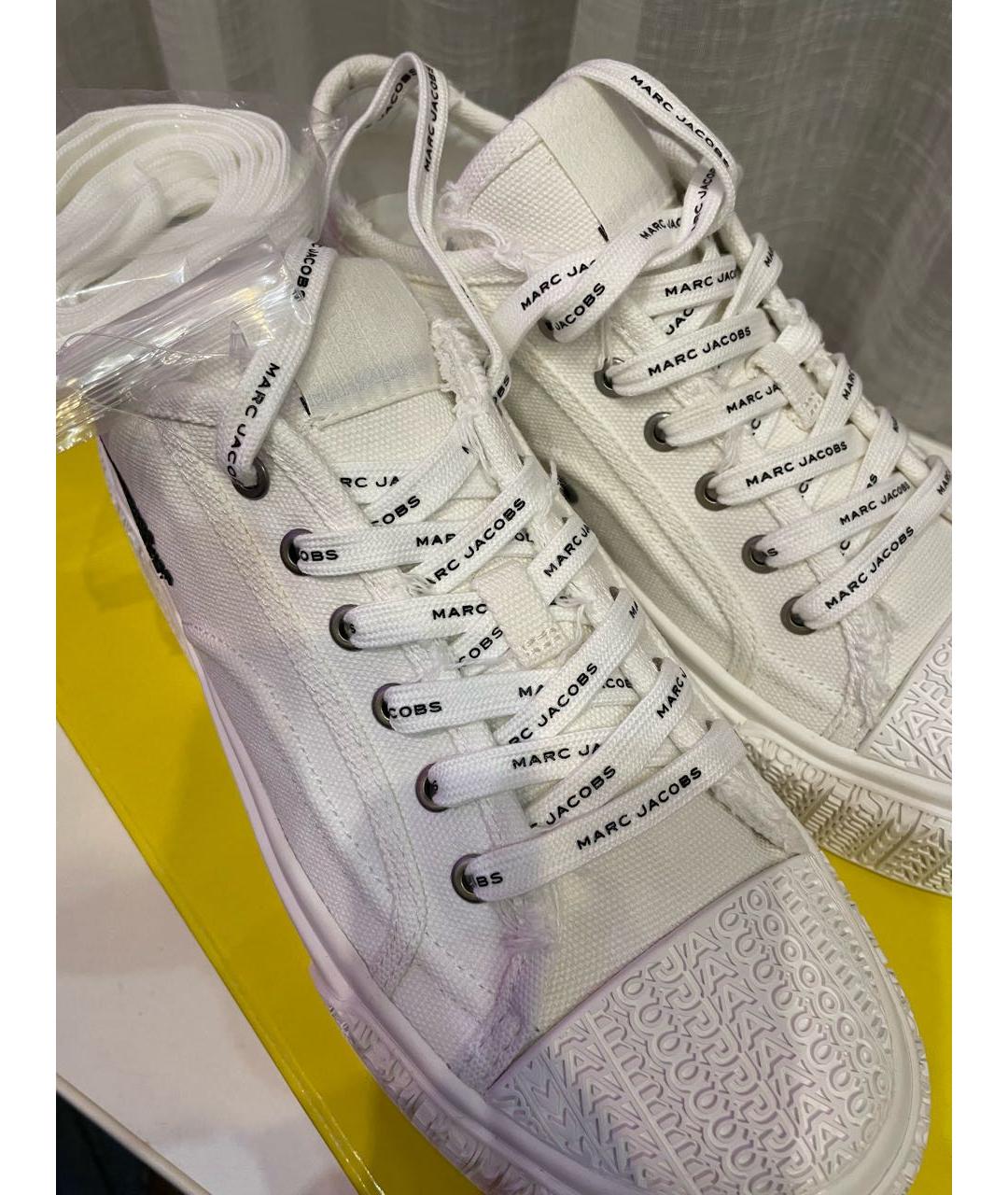 MARC JACOBS Белые текстильные кеды, фото 8