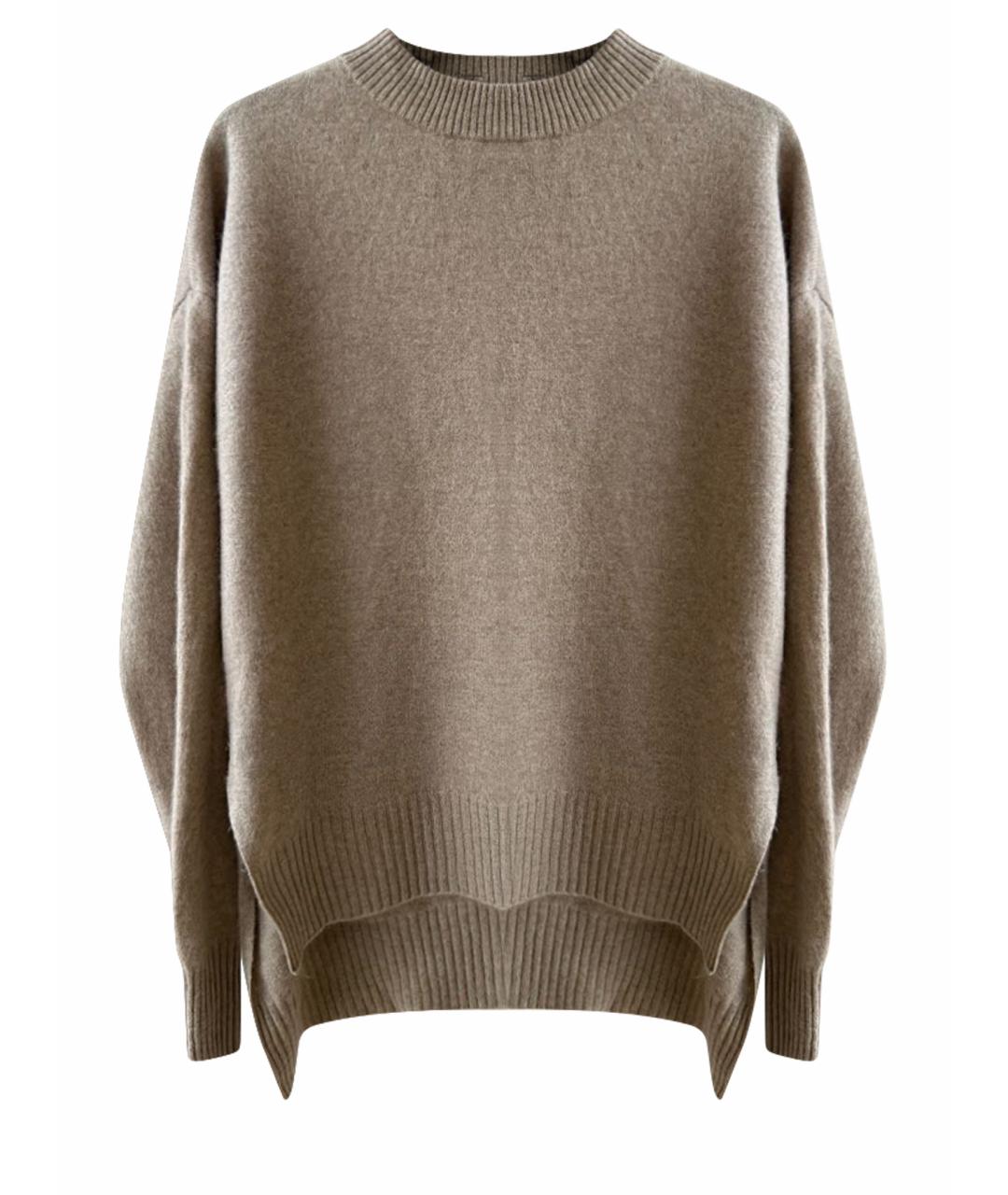 LOULOU STUDIO Бежевый кашемировый джемпер / свитер, фото 1