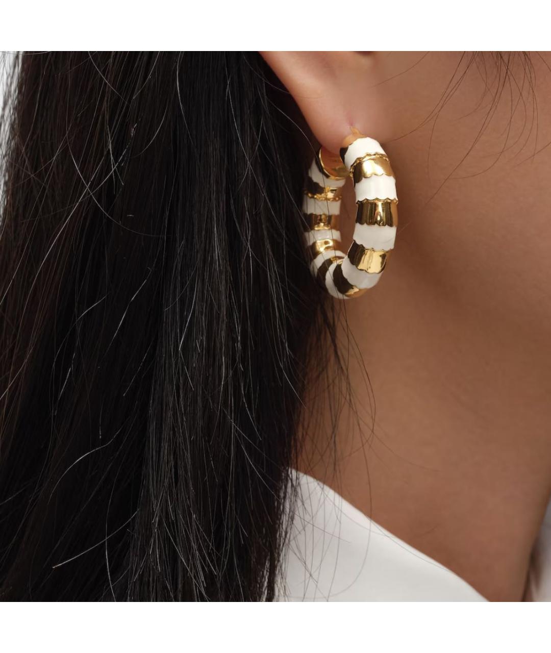 CELINE Золотые серьги, фото 3