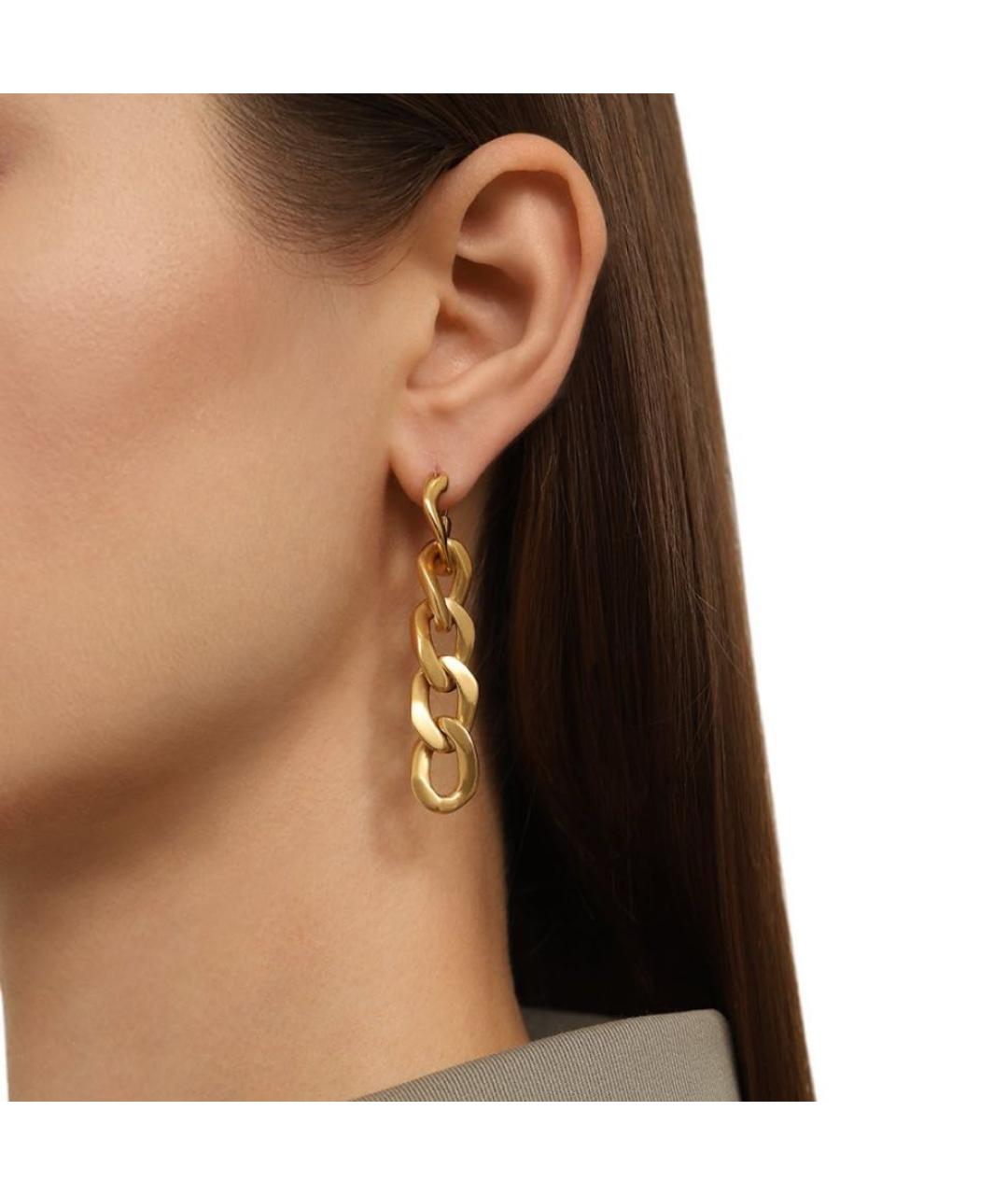 MAISON MARGIELA Золотые серебряные серьги, фото 5