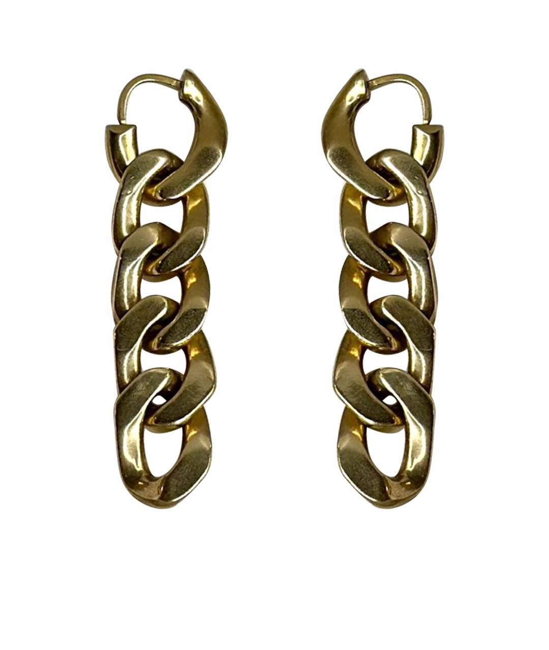 MAISON MARGIELA Золотые серебряные серьги, фото 1