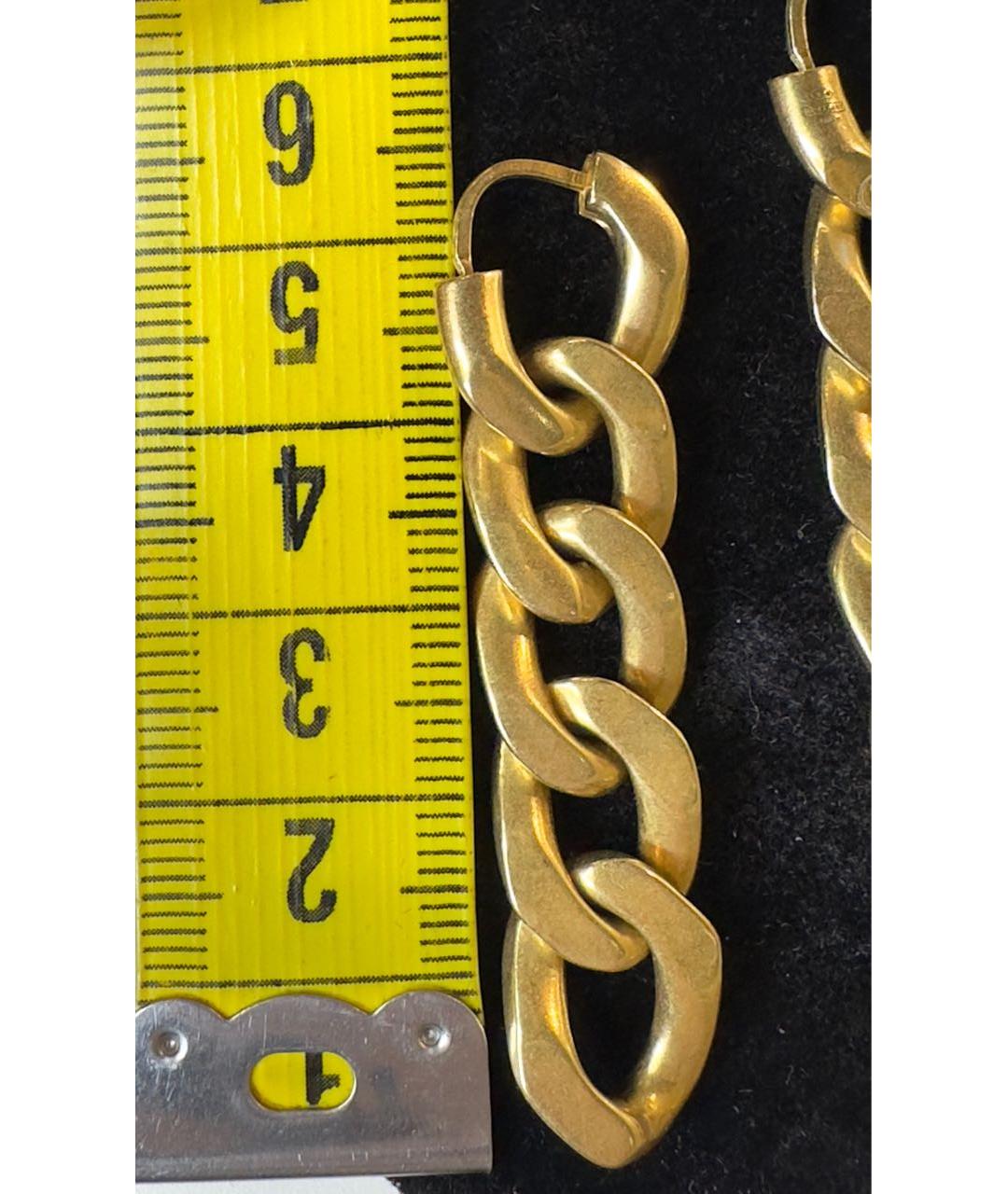 MAISON MARGIELA Золотые серебряные серьги, фото 2