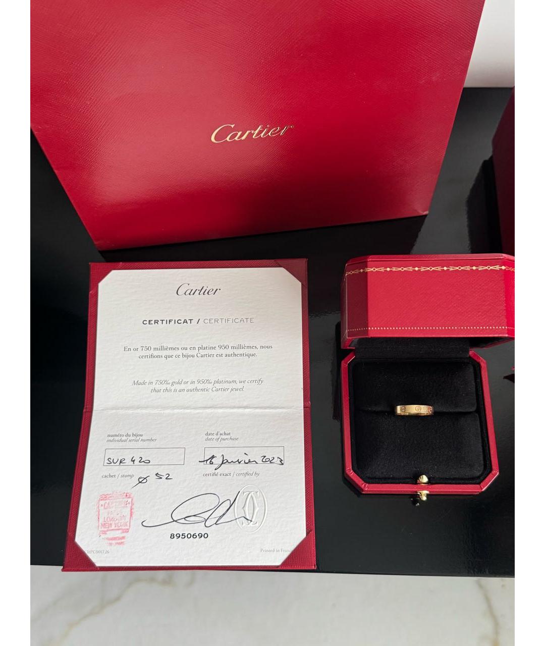 CARTIER Золотое кольцо из желтого золота, фото 5