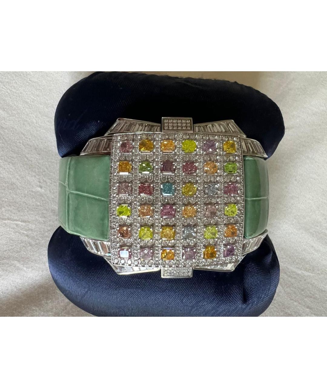 CHOPARD Салатовые часы из экзотической кожи, фото 3