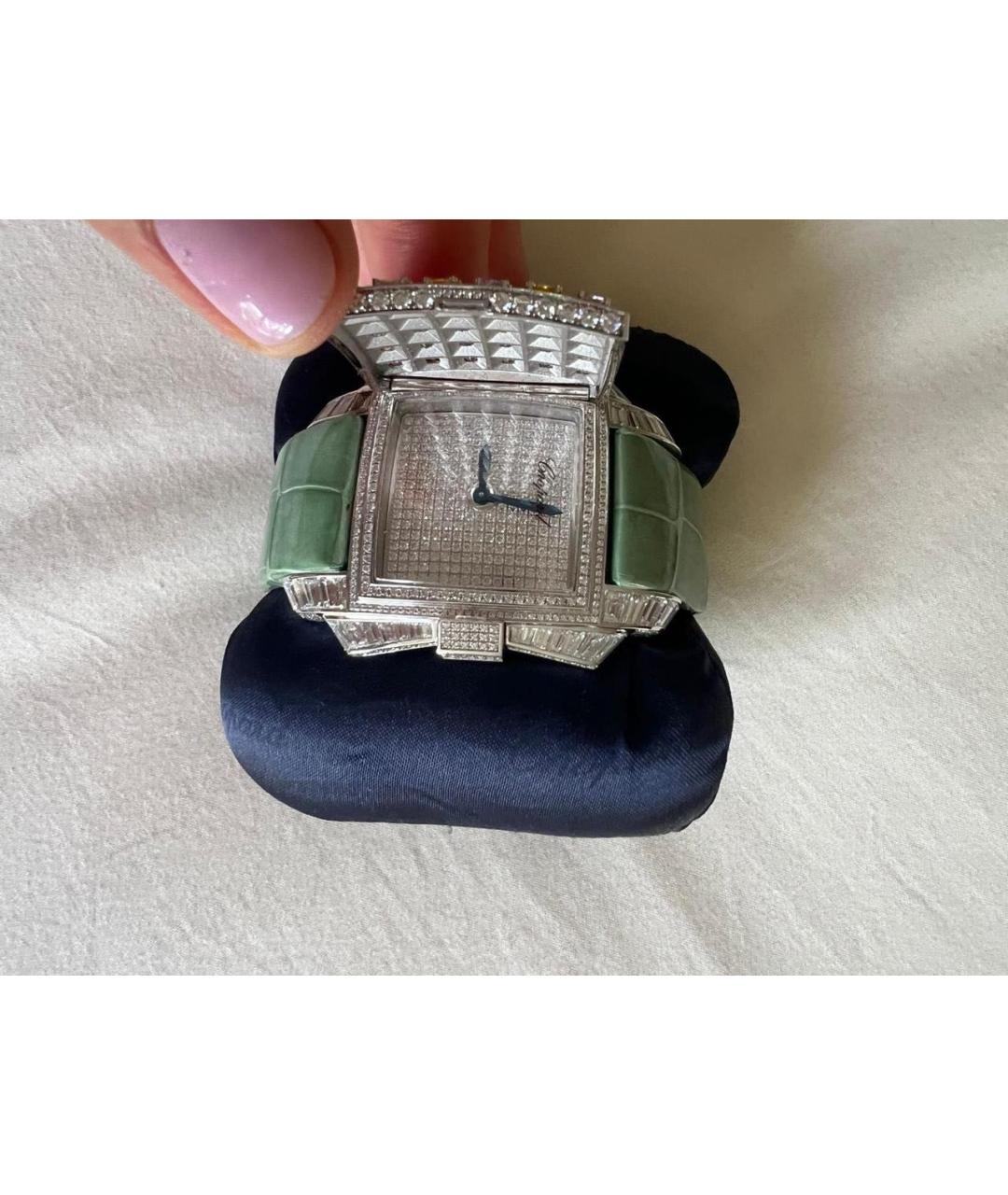 CHOPARD Салатовые часы из экзотической кожи, фото 2