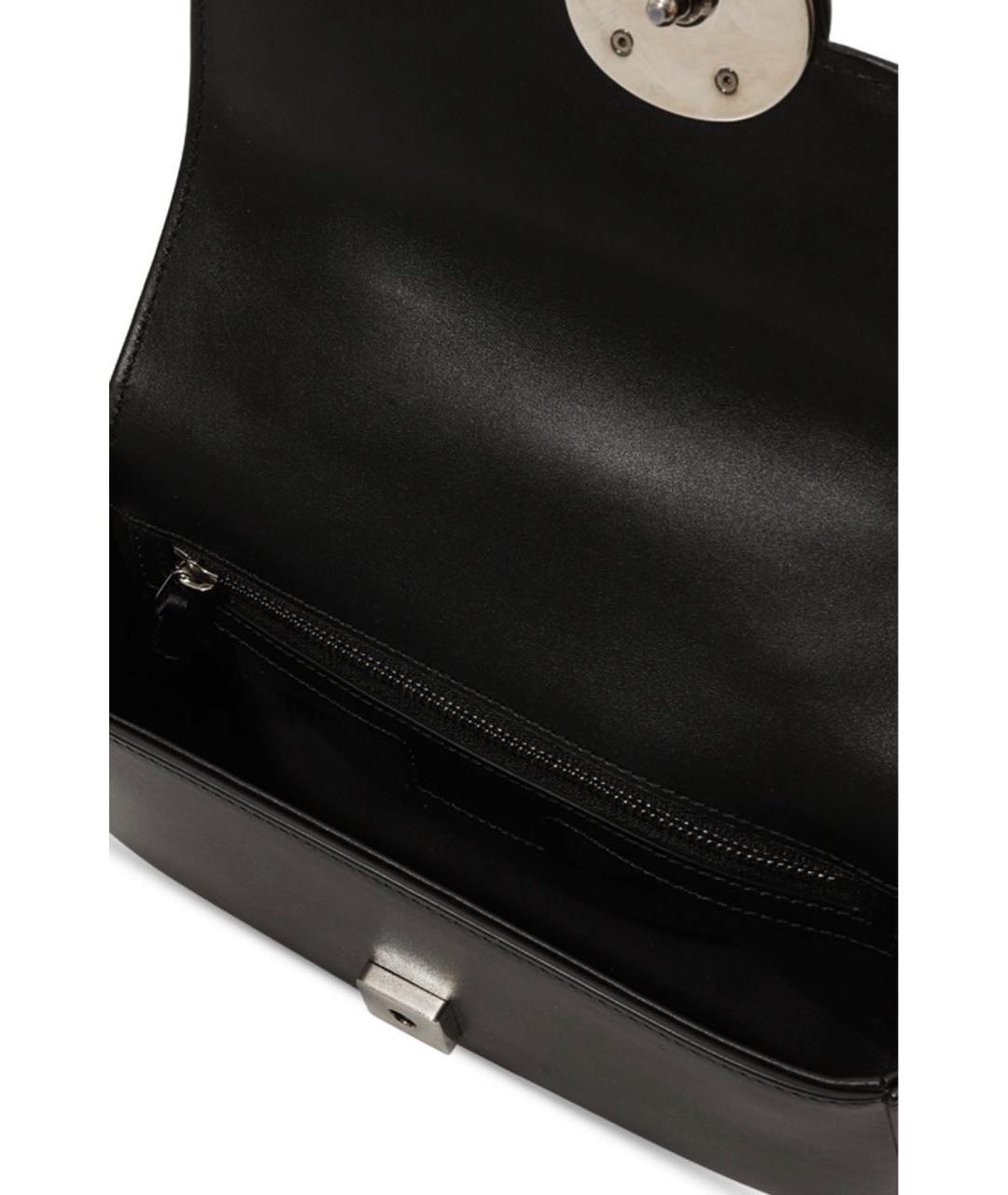 GUCCI Черная кожаная сумка через плечо, фото 4