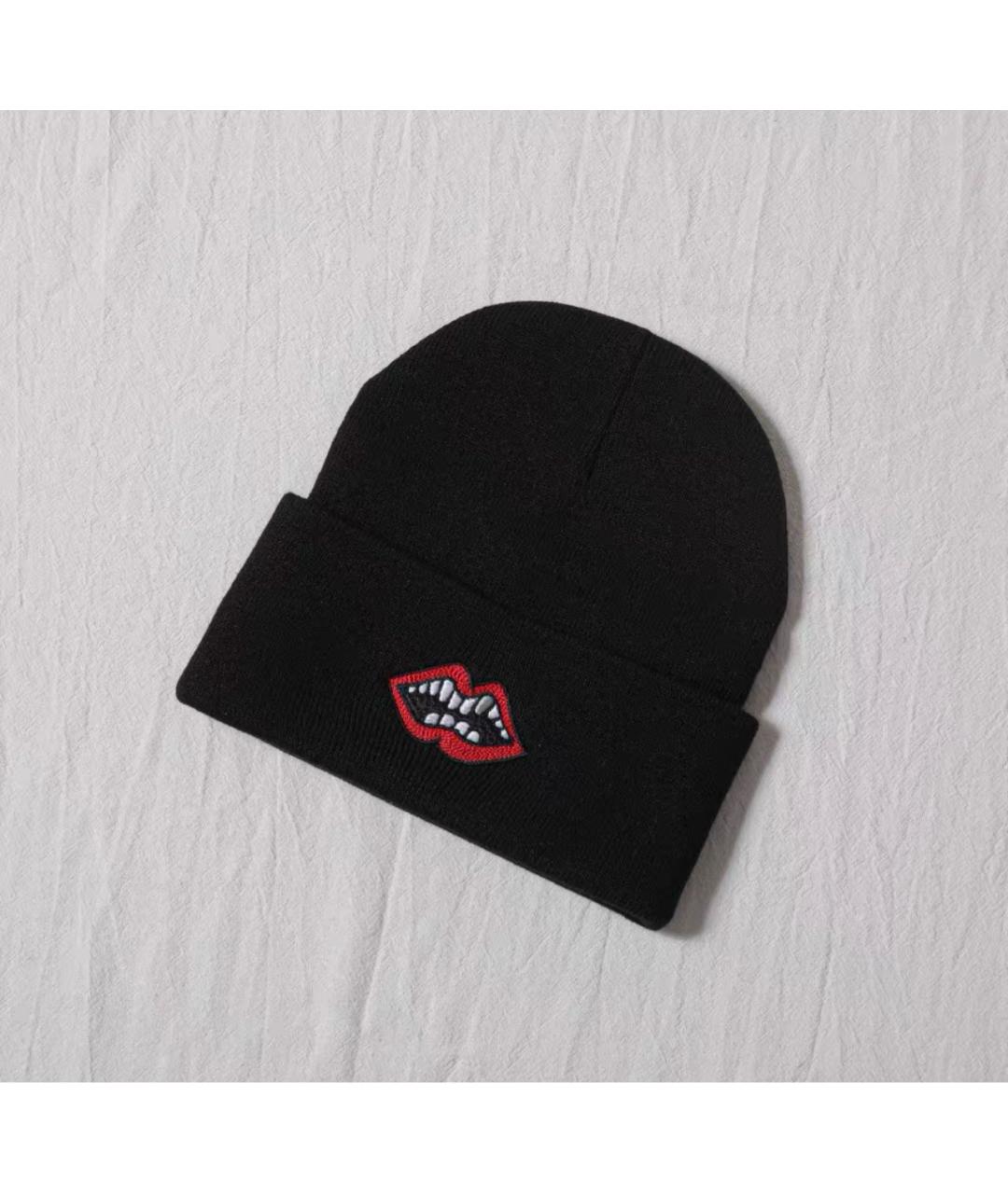 CHROME HEARTS Черная хлопковая шапка, фото 3