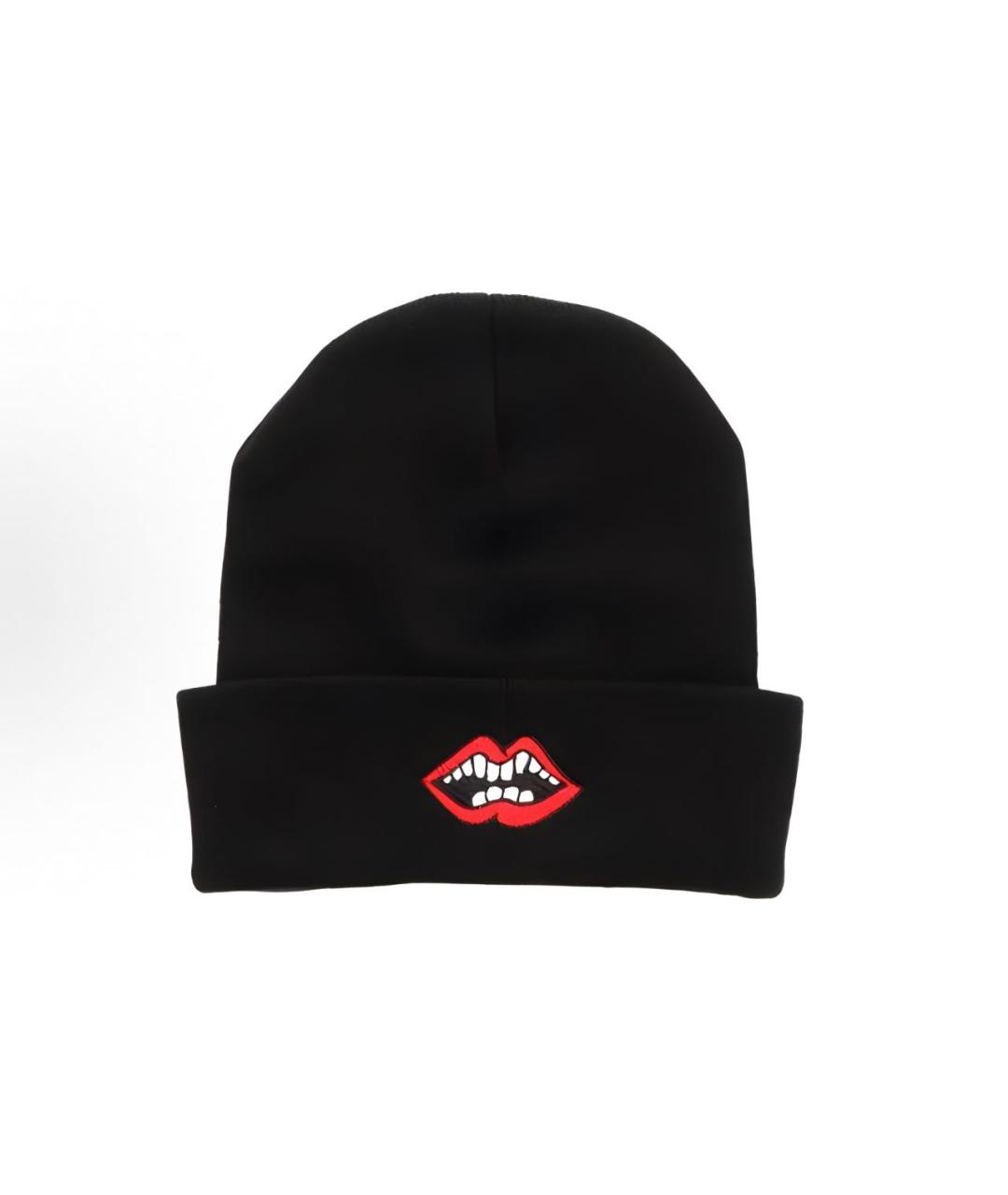 CHROME HEARTS Черная хлопковая шапка, фото 5