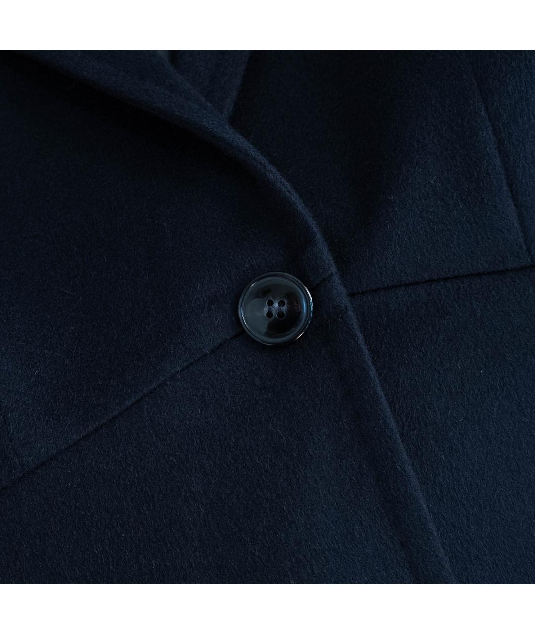 MAX MARA Темно-синий шерстяной жакет/пиджак, фото 4