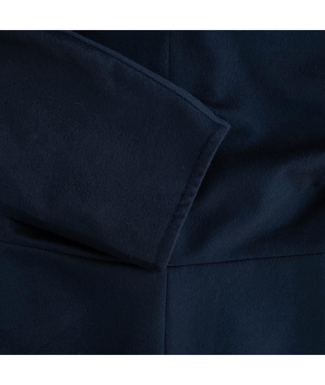 MAX MARA Темно-синий шерстяной жакет/пиджак, фото 5