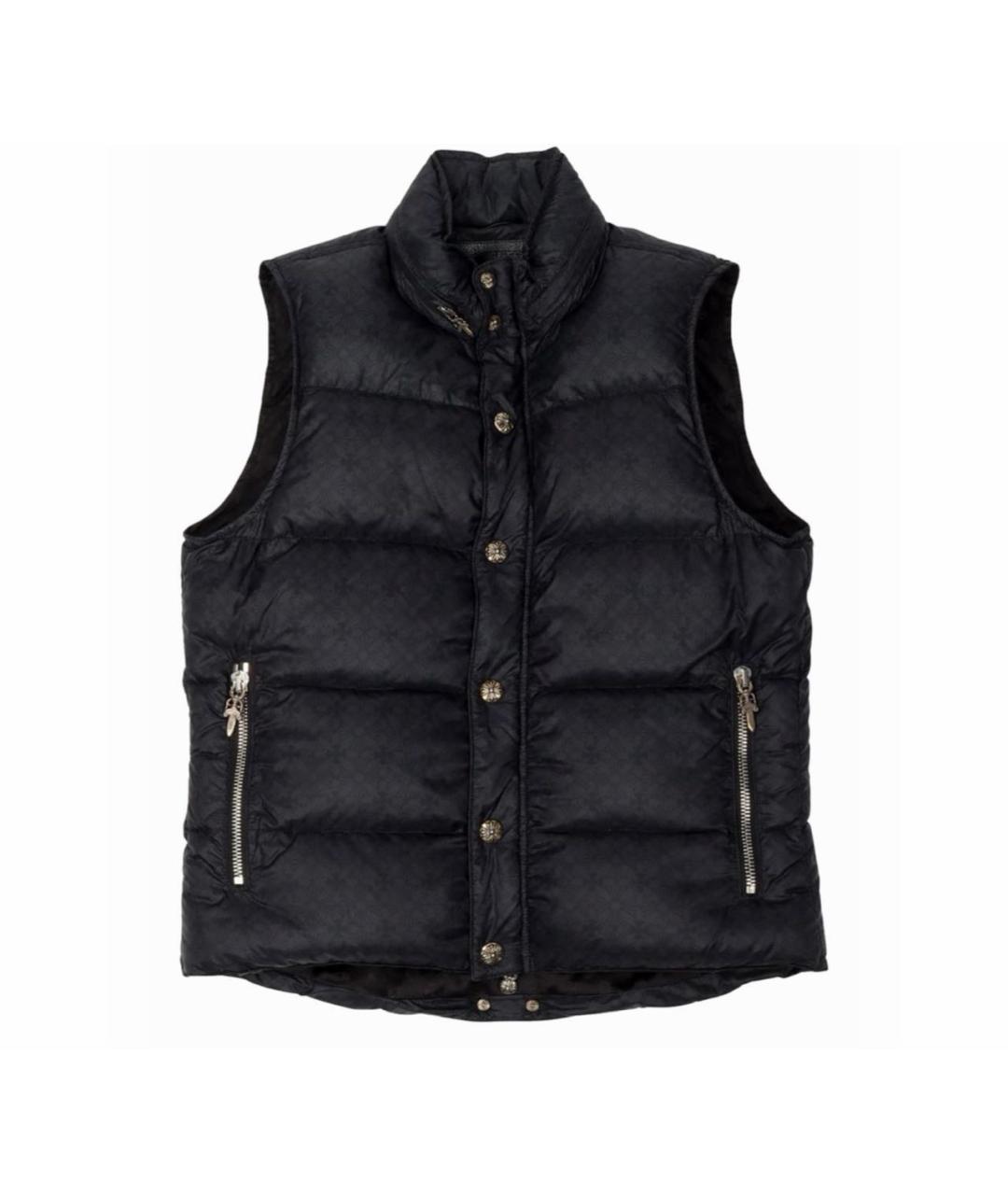 CHROME HEARTS Черный хлопковый жилет, фото 1