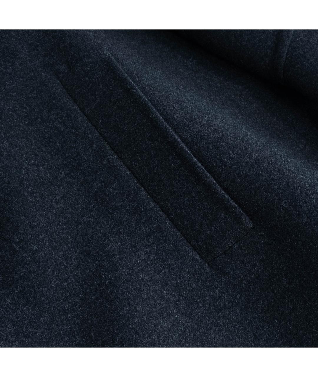 BRIONI Серое шерстяное пальто, фото 4