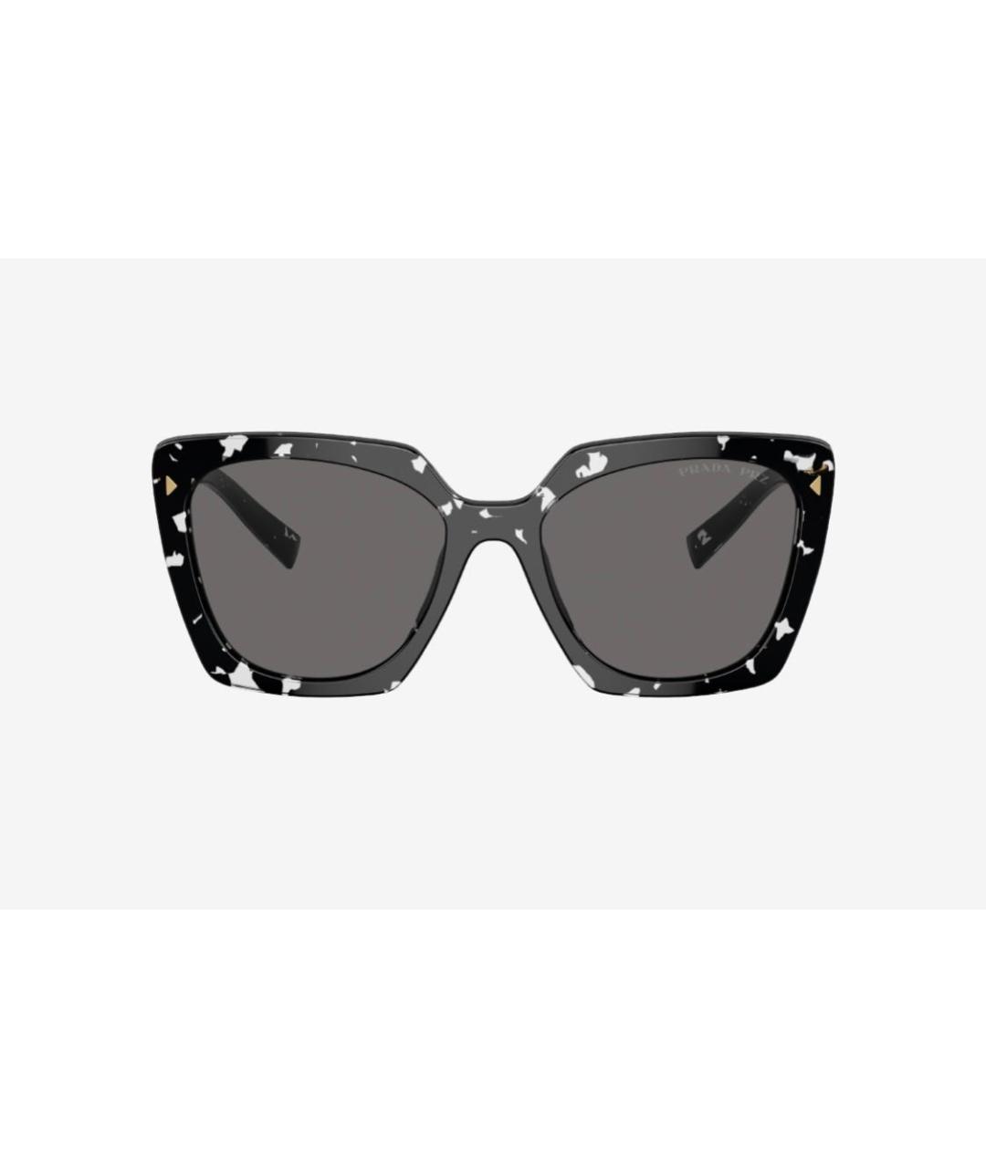 PRADA Черные пластиковые солнцезащитные очки, фото 5