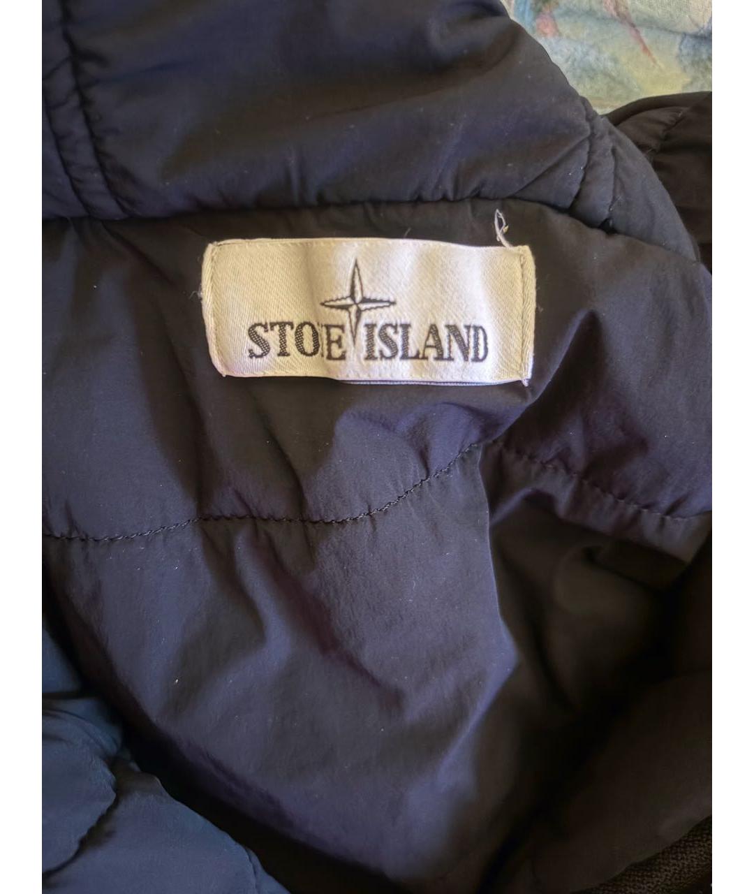 STONE ISLAND Черная куртка, фото 3
