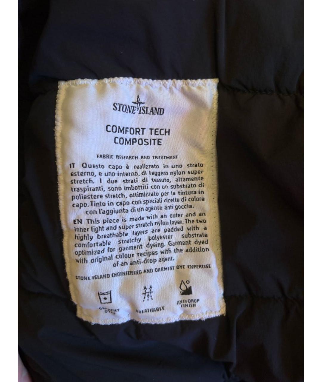 STONE ISLAND Черная куртка, фото 5