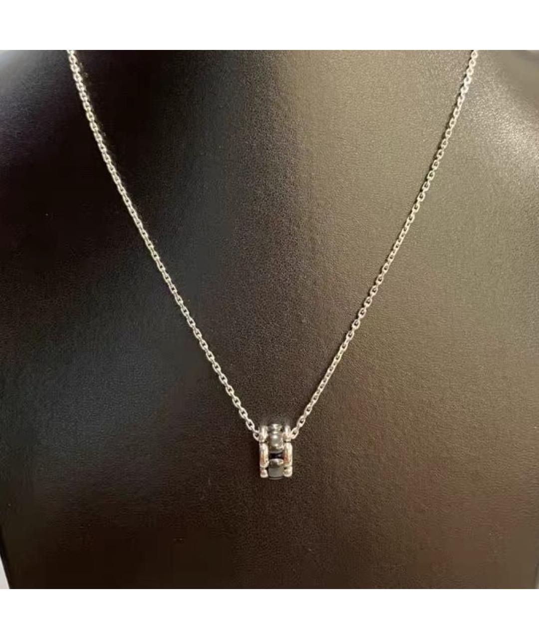 CHANEL Черное колье из белого золота, фото 5