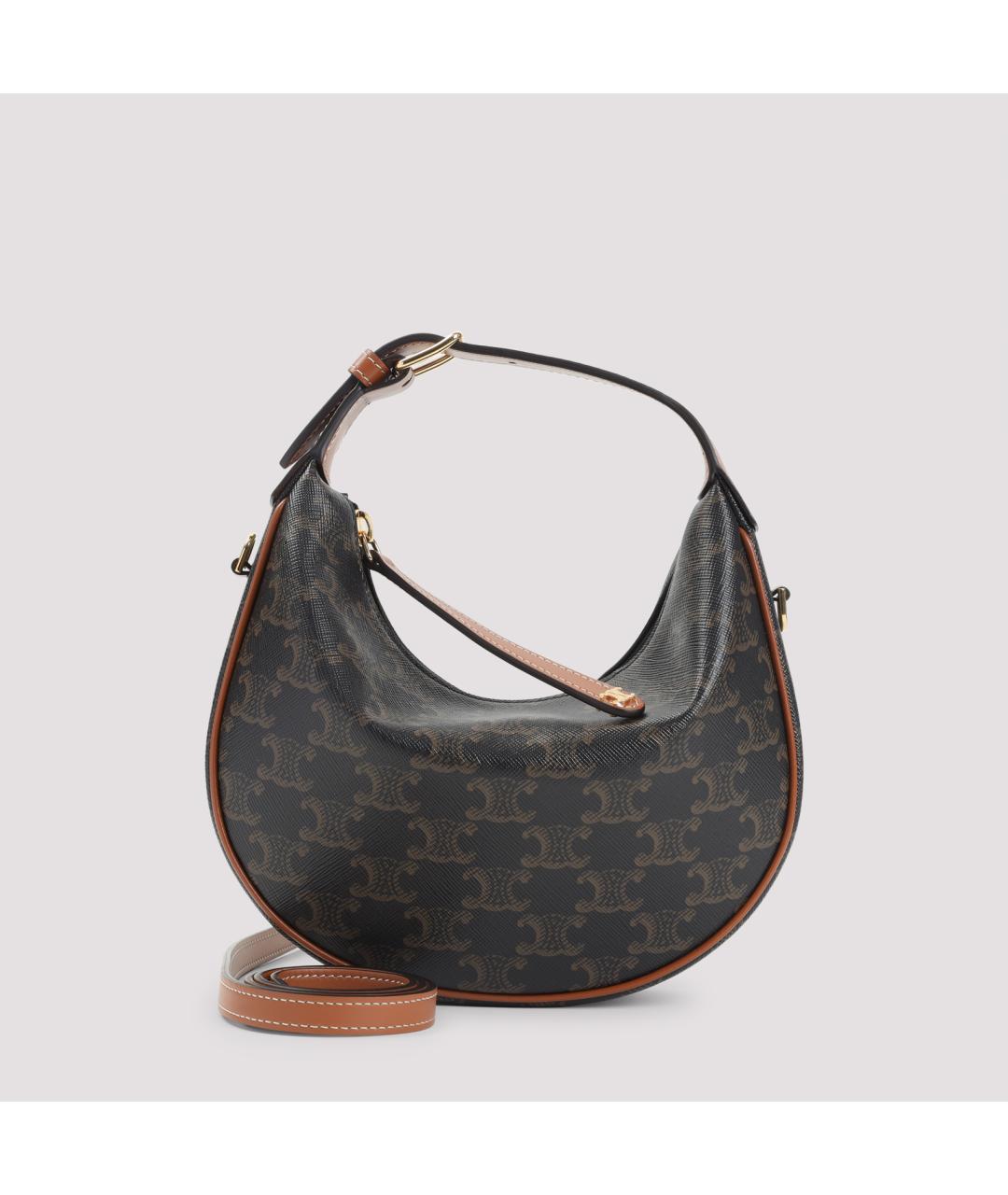 CELINE Коричневая сумка через плечо, фото 2