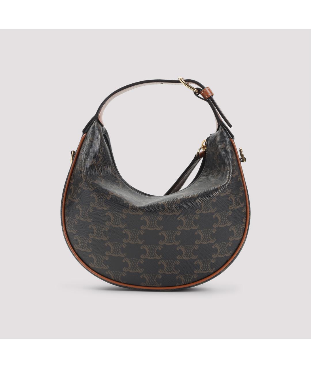 CELINE Коричневая сумка через плечо, фото 4