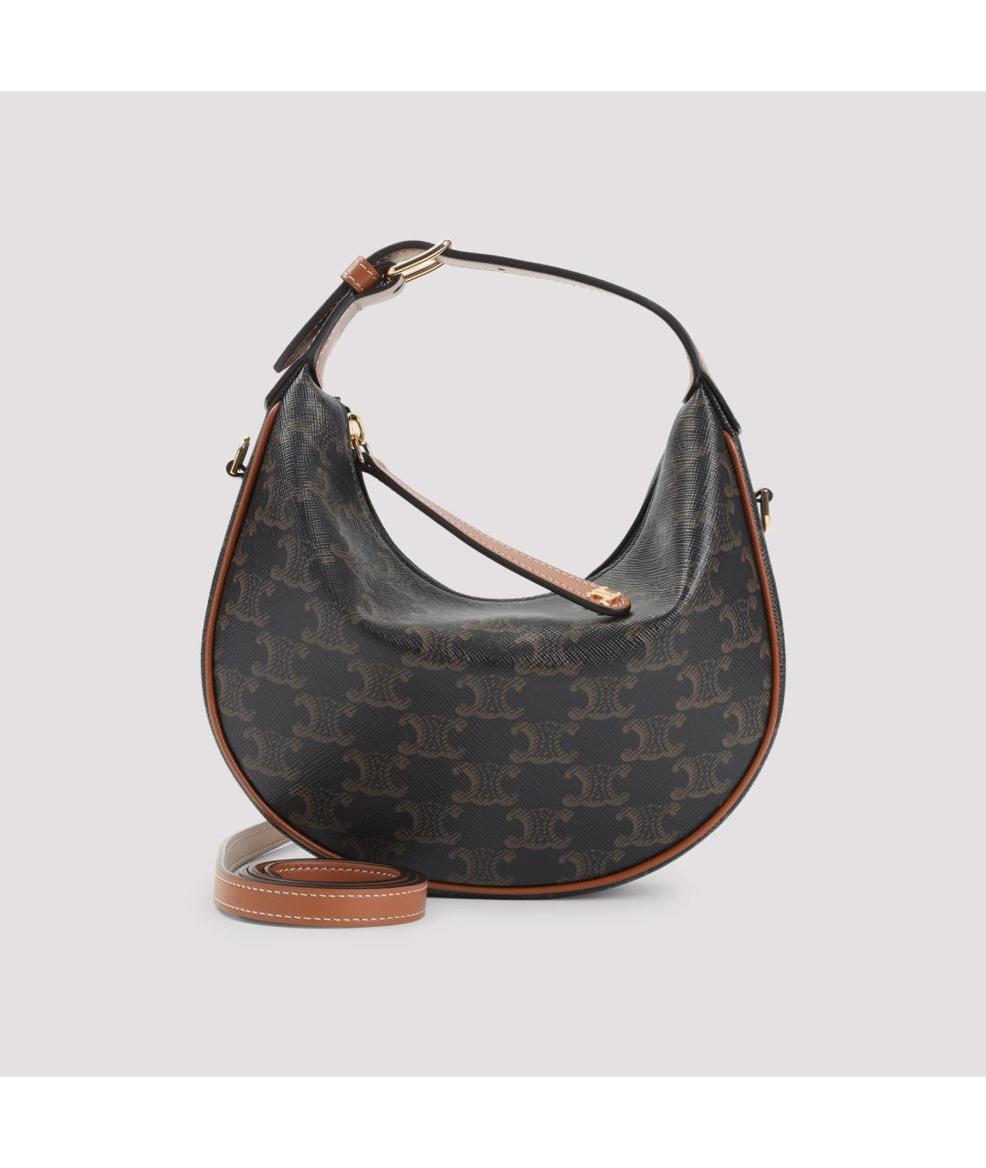 CELINE Коричневая сумка через плечо, фото 3