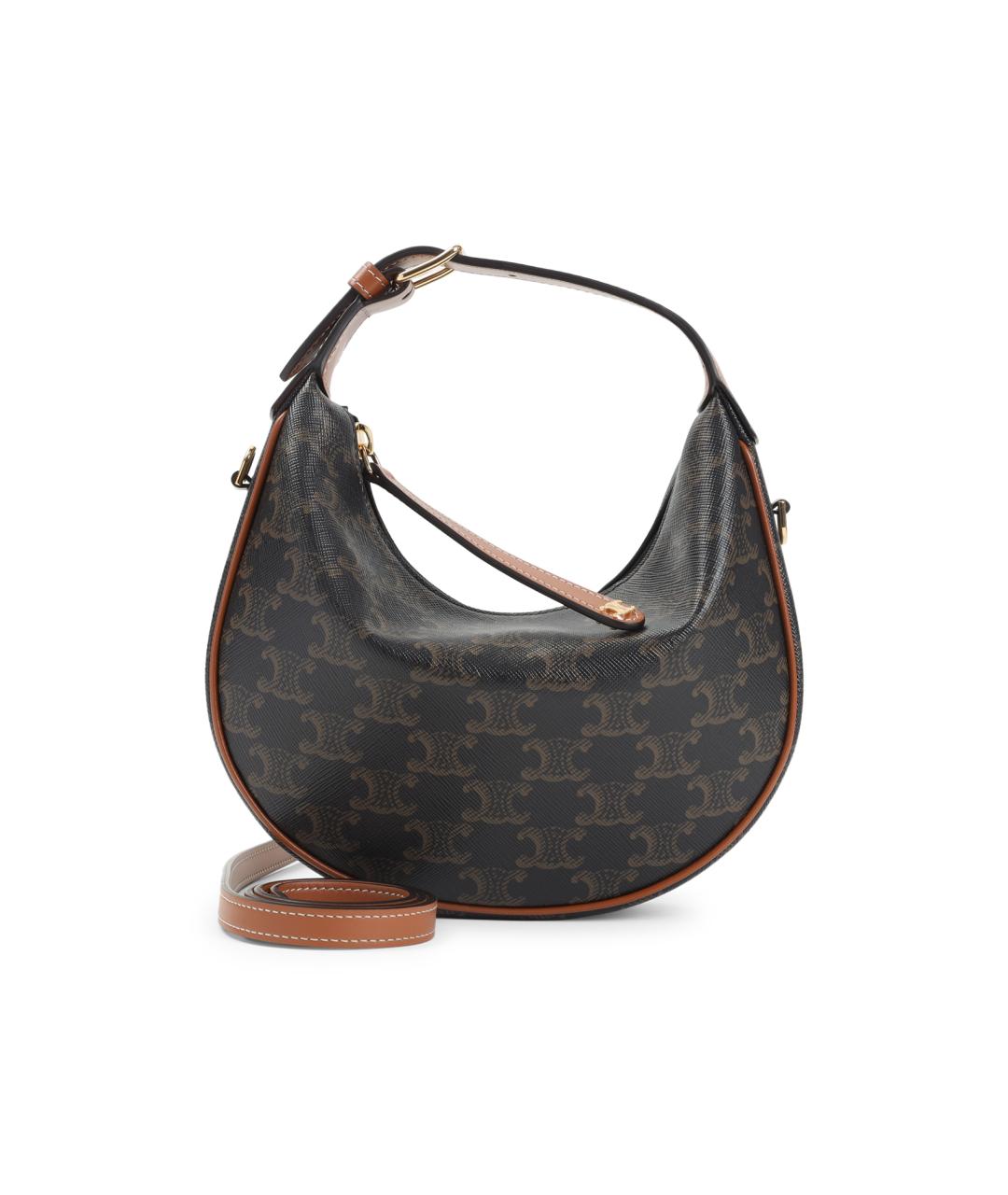 CELINE Коричневая сумка через плечо, фото 1